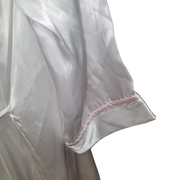 Linea Donatella Mrs Wrap Robe Babydoll ChemiseNightgown Set Sexy Romantic M Soft - Picture 14 of 16